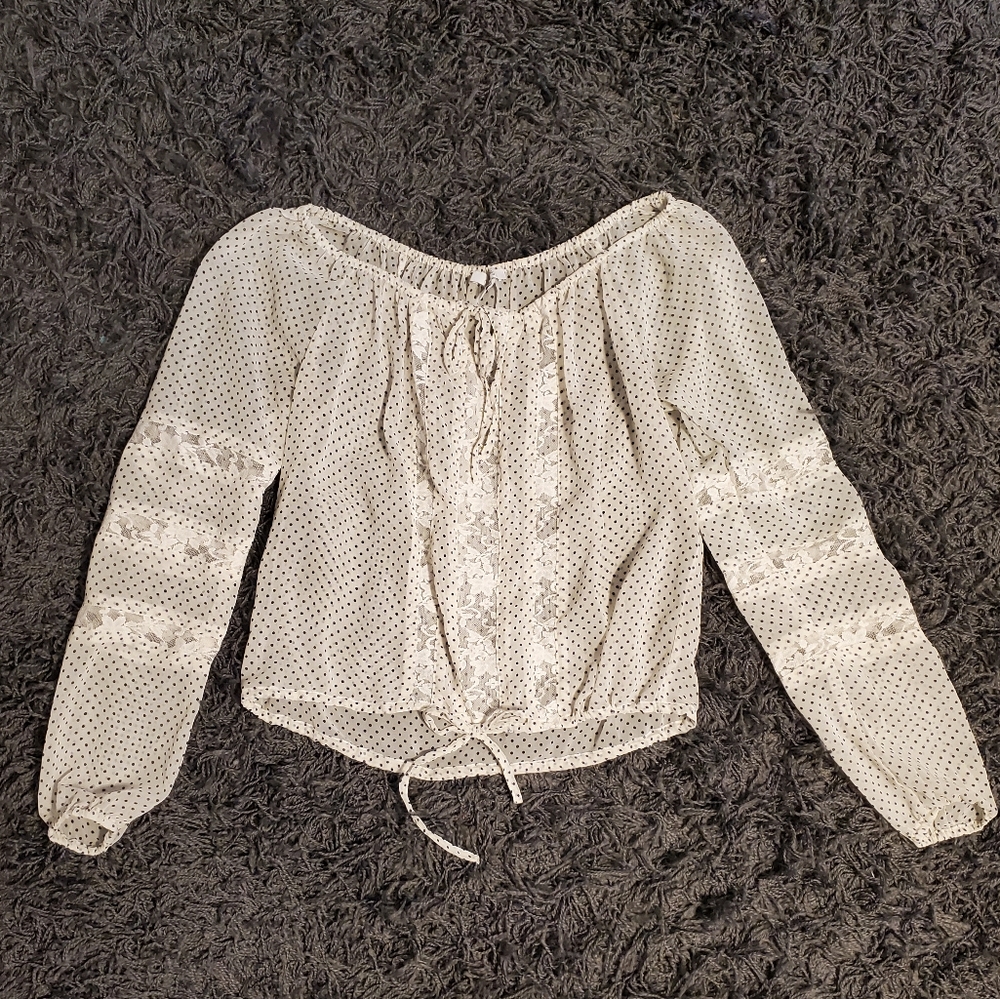 Sheer Delia's blouse